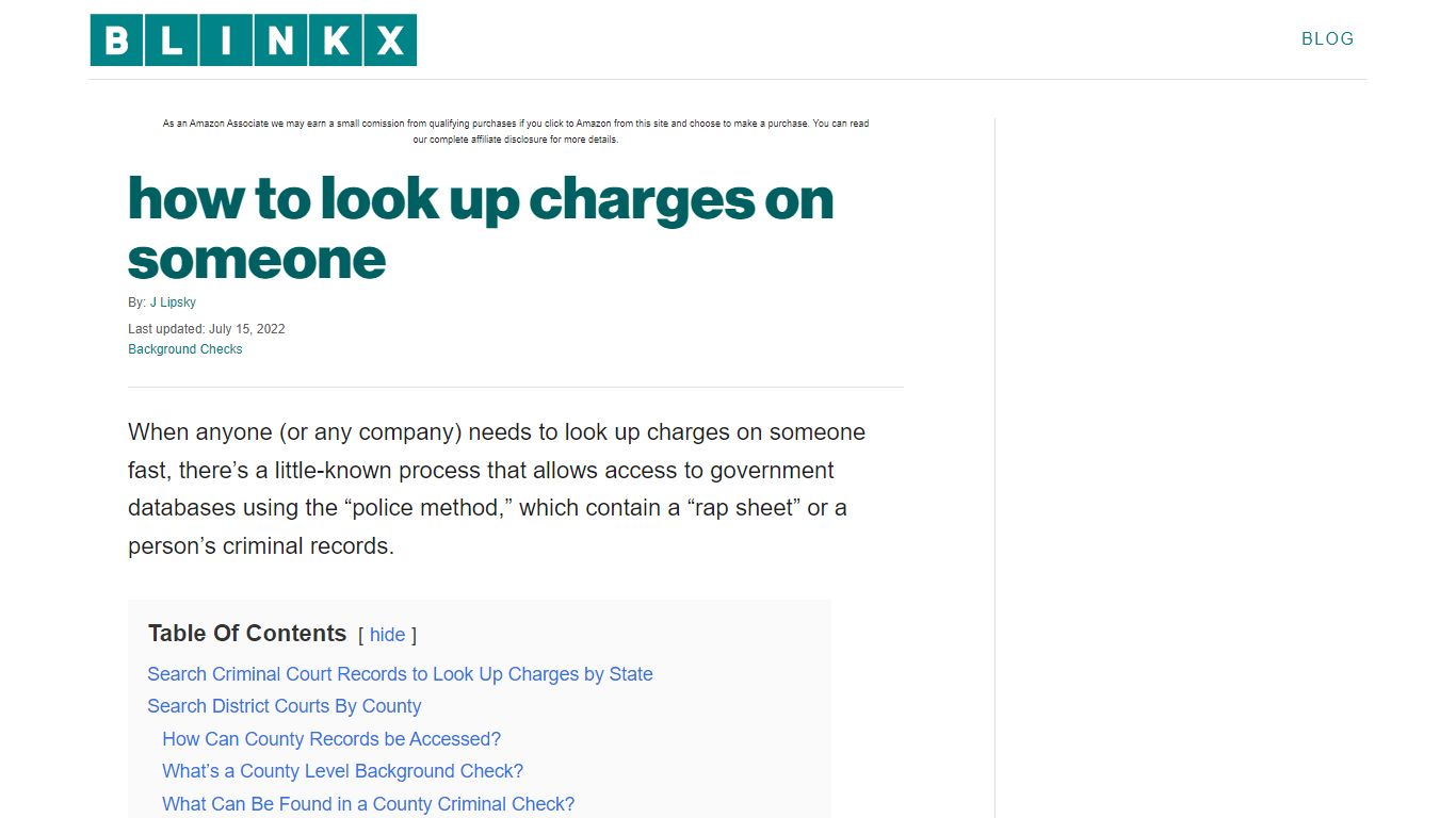 how to look up charges on someone - Blinkx